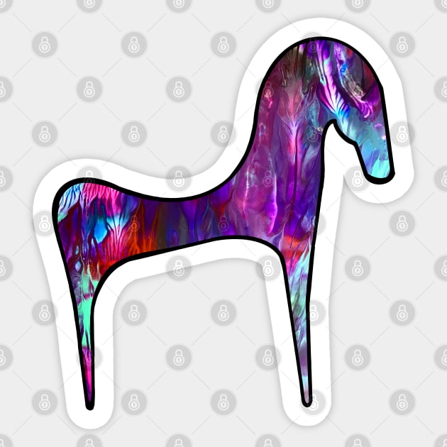 Horse Chronicles 16 Sticker by Caving Designs